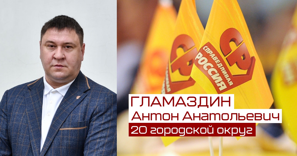 Гламаздин Антон Анатольевич - 20 городской округ